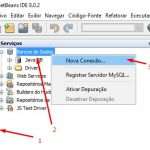 Gerenciar banco de dados pelo NetBeans