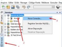 Gerenciar banco de dados pelo NetBeans