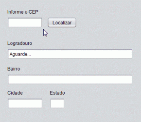 Busca automática de CEP em Java – NetBeans