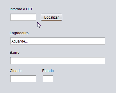 Busca por CEP em Java