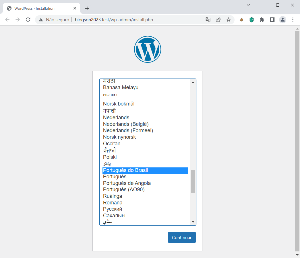 Instalação do WordPress no próprio Computador PC Windows
