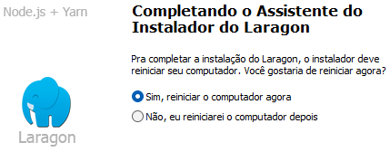 instalação do Laragon no PC