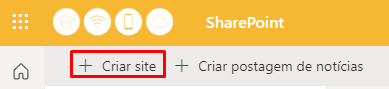 Criar um site no Sharepoint